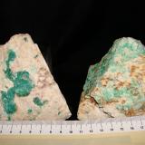 Malachite and Azurite<br />Newport District, Pend Oreille County, Washington, USA<br />About 9 x 6 cm. each<br /> (Author: Bob Harman)