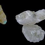 Millerite in Calcite and Barite<br />Monroe County, Indiana, USA<br />The millerite spays are up to 2 cm<br /> (Author: Bob Harman)
