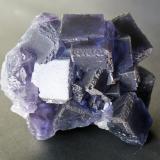 Fluorite<br />La Viesca Mine, <i>La Negrina</i> pocket, La Collada mining area, Huergo, Siero, Comarca Oviedo, Principality of Asturias (Asturias), Spain<br />100mm x 90mm x 80mm<br /> (Author: Philippe Durand)