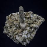 Quartz, Ankerite, Pyrite<br />Mésage Mine, Saint-Pierre-de-Mésage, Vizille, Grenoble, Isère, Auvergne-Rhône-Alpes, France<br />8.5 x 7.6 cm<br /> (Author: am mizunaka)