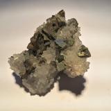 Chalcopyrite, Calcite<br />Zacatecas, Mexico<br />80 mm x 65 mm x 45 mm<br /> (Author: Robert Seitz)