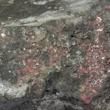 Cinabrio, MercurioIdria Mine, Idria, Idrija Municipality, Inner Carniola Region, Slovenia100 x 55 x 37 mm (Autor: Iván Blanco (PDM))