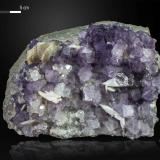 Fluorite, Quartz and Baryte<br />La Cabaña, Valdelmar, Berbes mining area, Berbes, Ribadesella, Comarca Oriente, Principality of Asturias (Asturias), Spain<br />150 x 116 mm<br /> (Author: Manuel Mesa)