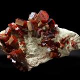 Vanadinite<br />ACF Mine, Mibladen mining district, Mibladen, Midelt, Midelt Province, Drâa-Tafilalet Region, Morocco<br />8,8 cm.<br /> (Author: Enrique Llorens)