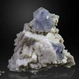 Fluorite and Dolomite<br />Shangbao Mine, Leiyang, Hengyang Prefecture, Hunan Province, China<br />131 X 120 mm<br /> (Author: Manuel Mesa)
