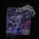 Fluorite, GalenaOjuela Mine, Mapimí, Municipio Mapimí, Durango, Mexico2.2 x 2.0 cm (Author: am mizunaka)