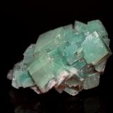 Calcite, Dioptase<br />Tsumeb Mine, Tsumeb, Otjikoto Region, Namibia<br />65mm x 50mm x 36mm<br /> (Author: Don Lum)