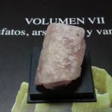 Berilo (variedad morganita)<br />Minas Gerais, Brasil<br />25x30 mm<br /> (Autor: Ignacio)