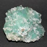 Fluorite and Quartz<br />El Hammam, Ait Mimoune, Khémisset Province, Rabat-Salé-Kénitra Region, Morocco<br />55mm x 55mm x 40 mm<br /> (Author: Philippe Durand)