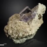 Fluorite<br />Llamas Quarry, Obdulia vein, Caravia mining area, Las Cabañas, Duyos, Caravia, Comarca Oriente, Principality of Asturias (Asturias), Spain<br />90 x 84 mm<br /> (Author: Manuel Mesa)