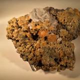 Wulfenite, Mimetite, Barite<br />San Francisco Mine, Cerro Prieto, Cucurpe, Municipio Cucurpe, Sonora, Mexico<br />130 mm x 100 mm x 65 mm<br /> (Author: Robert Seitz)