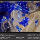 Azurite<br />Mont Chemin, Martigny, Wallis (Valais), Switzerland<br />fov 1.1 mm<br /> (Author: ploum)