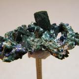 Malachite after Azurite<br />Tsumeb Mine, Tsumeb, Otjikoto Region, Namibia<br />46mm x 22mm<br /> (Author: Heimo Hellwig)