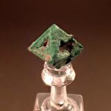 Malachite after CupriteChessy-les-Mines, Les Bois d'Oingt, Villefranche-sur-Saône, Rhône, Auvergne-Rhône-Alpes, France12 mm x 11 mm x 10 mm (Author: Don Lum)