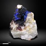 Linarite<br />Dos Adriana Mine, Zapallar District, Copiapó Province, Atacama Region, Chile<br />61 x 42 mm<br /> (Author: Manuel Mesa)
