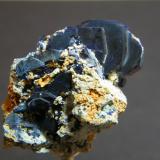 Azurite<br />Tsumeb Mine, Tsumeb, Otjikoto Region, Namibia<br />26mm x 38mm<br /> (Author: Heimo Hellwig)