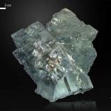 Fluorite<br />La Viesca Mine, La Collada mining area, Huergo, Siero, Comarca Oviedo, Principality of Asturias (Asturias), Spain<br />94 X 92 mm<br /> (Author: Manuel Mesa)