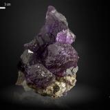 Fluorite<br />Josefa-Veneros vein, 75 level, Coroña de Arriba-La Collada, La Collada mining area, Siero, Comarca Oviedo, Principality of Asturias (Asturias), Spain<br />94 x 63 mm<br /> (Author: Manuel Mesa)