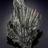 Stibnite<br />Herja Mine, Chiuzbaia, Baia Sprie, Maramures, Romania<br />150 x 108 mm<br /> (Author: Manuel Mesa)