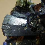 Azurite<br />Tsumeb Mine, Tsumeb, Otjikoto Region, Namibia<br />90mm x 80mm x 55mm<br /> (Author: Heimo Hellwig)