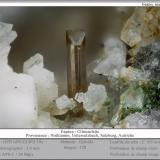 Clinozoisite<br />Notklamm, Untersulzbach Valley, Hohe Tauern, Salzburg, Austria<br />fov 3.0 mm<br /> (Author: ploum)