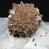 Genthelvita en Dolomita<br />Zona minera Huanggang, Hexigten Banner (Kèshíkèténg Qí), Chifeng (Ulanhad), Región Autónoma Mongolia Interior, China<br />agregado esferoide de cristales: 25x25 mm<br /> (Autor: Ramon A  Lopez Garcia)