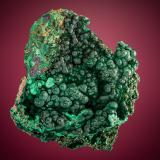 Malachite<br />New Cornelia Mine, Ajo, Little Ajo Mountains, Ajo District, Pima County, Arizona, USA<br />7.0cm x 6.2cm<br /> (Author: rweaver)