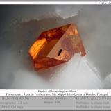 FluornatropyrochloreVolcán Água de Pau, Água de Pau, Municipio Lagoa, Isla San Miguel, Región Autónoma de las Azores, Portugalfov 1.2 mm (Author: ploum)