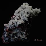 Estroncianita<br />Mina Orcolana, Sierra Cabeçó d'Or, Busot, Comarca Campo de Alicante, Alicante / Alacant, Comunidad Valenciana / Comunitat Valenciana, España<br />7 x 4 cm<br /> (Autor: Ricardo Fimia)