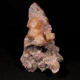 Fluorite, CalciteMinerva I Mine, Ozark-Mahoning group, Cave-in-Rock Sub-District, Hardin County, Illinois, USA135 mm x 100 mm x 79 mm (Author: Don Lum)