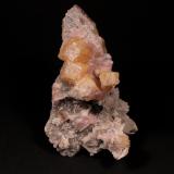 Fluorite, CalciteMina Minerva I, Grupo Ozark-Mahoning, Sub-Distrito Cave-in-Rock, Condado Hardin, Illinois, USA135 mm x 100 mm x 79 mm (Author: Don Lum)