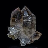 Quartz (variety smoky quartz)<br />Reel Mine, Iron Station, Lincoln County, North Carolina, USA<br />3.6 x 3.1 cm<br /> (Author: am mizunaka)