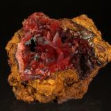 Rhodochrosite, Copper<br />Wolf Mine, Herdorf, Siegerland, Rhineland-Palatinate/Rheinland-Pfalz, Germany<br />45 mm x 50 mm x 27 mm<br /> (Author: Don Lum)