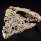 Hemimorphite<br />79 Mine, Chilito, Hayden area, Banner District, Dripping Spring Mountains, Gila County, Arizona, USA<br />130 mm x 90 mm x 70 mm<br /> (Author: Robert Seitz)