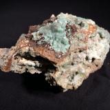 Hemimorphite<br />79 Mine, Chilito, Hayden area, Banner District, Dripping Spring Mountains, Gila County, Arizona, USA<br />130 mm x 90 mm x 70 mm<br /> (Author: Robert Seitz)