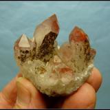 Quartz with iron oxide.<br />Orange river pegmatites, Kakamas, ZF Mgcawu District, Northern Cape Province, South Africa<br />45 x 43 x 30 mm<br /> (Author: Pierre Joubert)