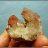 Quartz wiith iron oxide.<br />Orange river pegmatites, Kakamas, ZF Mgcawu District, Northern Cape Province, South Africa<br />45 x 43 x 30 mm<br /> (Author: Pierre Joubert)