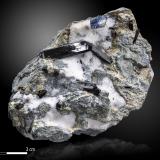 Neptunite<br />California State Gem Mine (Benitoite Gem Mine), San Benito River headwaters area, Santa Rita Peak, New Idria District, San Benito County, California, USA<br />80 X 61 mm<br /> (Author: Manuel Mesa)
