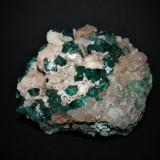 Dioptase<br />Mashamba West Mine, Kolwezi District, Lualaba, Katanga Copper Crescent, Katanga (Shaba), Democratic Republic of the Congo (Zaire)<br />90mm x 60mm x 55mm<br /> (Author: Philippe Durand)