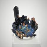 Azurite<br />Touissit, Touissit District, Jerada Province, Oriental Region, Morocco<br />40mm x 30mm x 30mm<br /> (Author: Philippe Durand)