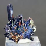 Azurite<br />Touissit, Touissit District, Jerada Province, Oriental Region, Morocco<br />40mm x 30mm x 30mm<br /> (Author: Philippe Durand)