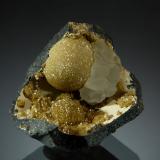 SideriteLocalidad de Piritas Estacada, Localidades río Clackamas, Condado Clackamas, Oregon, USA2.6 x 2.9 cm (Author: crosstimber)