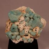 Microcline (variety amazonite), Albite<br />Konso area, Konso District, Sidamo Province, SNNPR Region, Ethiopia<br />111mm x 84mm x 39mm<br /> (Author: Don Lum)