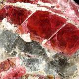 Rhodonite, CummingtoniteMina Morro da Mina, Conselheiro Lafaiete, Minas Gerais, Brasil59x56x31mm (Author: Fiebre Verde)