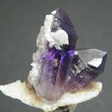 Quartz var Amethyst<br />Brandberg area, Erongo Region, Namibia<br />40mm x 32mm x 20mm<br /> (Author: Heimo Hellwig)