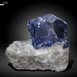 Lazurite<br />Auraghuq, Jurm, Koksha Valley, Khash & Kuran Wa Munjan Districts, Badakhshan Province, Afghanistan<br />106 x 92 mm<br /> (Author: Manuel Mesa)