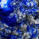 Nepheline on Lazurite<br />Auraghuq, Jurm, Koksha Valley, Khash & Kuran Wa Munjan Districts, Badakhshan Province, Afghanistan<br />20 mm x 20 mm<br /> (Author: Manuel Mesa)