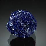 Azurite<br />Rubtsovskoe Mine, Rubtsovsky District, Altai Krai, Russia<br />1.9 x 2.0 cm<br /> (Author: crosstimber)