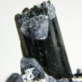 Fluorite and Schorl<br />Erongo Mountain, Usakos, Erongo Region, Namibia<br />128mm x 86mm x 65mm<br /> (Author: Heimo Hellwig)