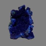 Azurite<br />Holbrook Mine, Bisbee, Warren District, Mule Mountains, Cochise County, Arizona, USA<br />5.3 cm<br /> (Author: Nunzio)